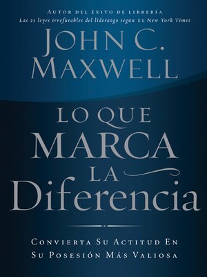 cover image of Lo que marca la diferencia